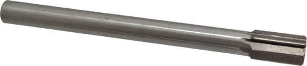 Interstate - 1-1/8" Diam, 0.873 to 0.875" Max Diam Straight Shank, 1-3/4" Flute Length, Machine Expansion Reamer - Straight Flute, 11" OAL, Right Hand Cut, 8 Flutes, High Speed Steel, Bright Finish - USA Tool & Supply