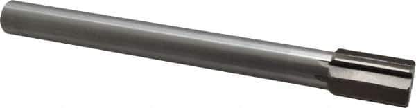 Interstate - 1-1/4" Diam, 0.998 to 1" Max Diam Straight Shank, 1-7/8" Flute Length, Machine Expansion Reamer - Straight Flute, 11-1/2" OAL, Right Hand Cut, 8 Flutes, High Speed Steel, Bright Finish - USA Tool & Supply