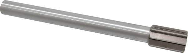 Interstate - 1-3/8" Diam, 0.998 to 1" Max Diam Straight Shank, 2" Flute Length, Machine Expansion Reamer - Straight Flute, 12" OAL, Right Hand Cut, 8 Flutes, High Speed Steel, Bright Finish - USA Tool & Supply