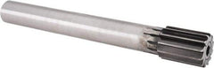 Interstate - 1-13/16" Diam, 1.498 to 1.5" Max Diam Straight Shank, 2-3/8" Flute Length, Machine Expansion Reamer - Straight Flute, 13-1/2" OAL, Right Hand Cut, 10 Flutes, High Speed Steel, Bright Finish - USA Tool & Supply