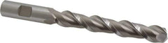 Hertel - 5/8", 4" LOC, 5/8" Shank Diam, 6-1/8" OAL, 2 Flute, High Speed Steel Square End Mill - Single End, Uncoated, Spiral Flute, 42° Helix, Centercutting, Right Hand Cut, Right Hand Flute - USA Tool & Supply