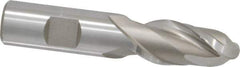Hertel - 3/4" Diam, 1-5/8" LOC, 2 Flute High Speed Steel Ball End Mill - Uncoated, Single End, 3-7/8" OAL, 3/4" Shank Diam, Spiral Flute - USA Tool & Supply