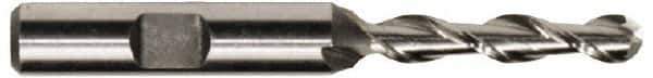 Hertel - 3/4" Diam, 3" LOC, 2 Flute High Speed Steel Ball End Mill - Uncoated, Single End, 5-1/4" OAL, 3/4" Shank Diam, Spiral Flute - USA Tool & Supply