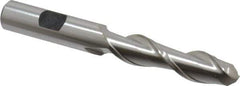 Hertel - 1/2" Diam, 2" LOC, 2 Flute High Speed Steel Ball End Mill - Uncoated, Single End, 4" OAL, 1/2" Shank Diam, Spiral Flute - USA Tool & Supply