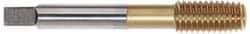 Accupro - 1/4-28 UNF H5 Thread Limit Bottoming Thread Forming Tap - Powdered Metal High Speed Steel, TiN Finish, 2-1/2" OAL - USA Tool & Supply