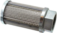 Parker - 30 Mesh, 190 LPM, 50 GPM, 3.53" Diam, Male/Female Magnetic Suction Strainer - 2 Port NPT, 7.39" Long - USA Tool & Supply