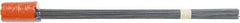 Irwin - 3-1/2" High x 2-1/2" Wide, Yellow Marking Flag - 21" Overall Height - USA Tool & Supply