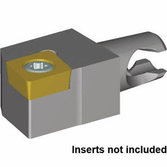 Kennametal - Right Hand Cut, Size KM12, CC..09T308 Insert Compatiblity, Modular Turning & Profiling Cutting Unit Head - 8mm Ctr to Cutting Edge, 15mm Head Length - USA Tool & Supply