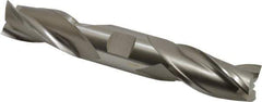 Hertel - 1", 1-7/8" LOC, 1" Shank Diam, 6-3/8" OAL, 3 Flute, High Speed Steel Square End Mill - Double End, Uncoated, Centercutting - USA Tool & Supply