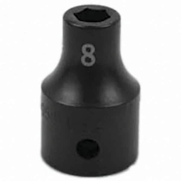 SK - Impact Socket - 1/2"DR 8MM IMPACT SOCKET - USA Tool & Supply