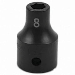 SK - Impact Socket - 1/2"DR 8MM IMPACT SOCKET - USA Tool & Supply