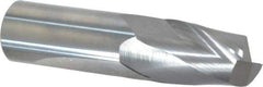 Hertel - 1", 1-1/2" LOC, 1" Shank Diam, 4" OAL, 2 Flute, Solid Carbide Square End Mill - Single End, Uncoated, Spiral Flute, 30° Helix, Centercutting, Right Hand Cut - USA Tool & Supply