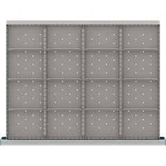 LISTA - 16-Compartment Drawer Divider Layout for 3.15" High Drawers - USA Tool & Supply