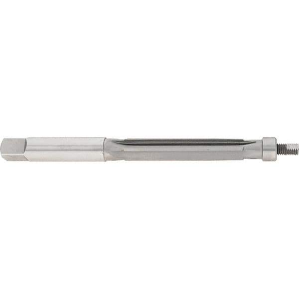 Value Collection - 5/8" Reamer Diam, 0.006 Max Expansion, Straight Shank, 3" Flute Length, Hand Expansion Reamer - Straight Flute, 7" OAL, Right Hand Cut, 6 Flutes, High Speed Steel - USA Tool & Supply
