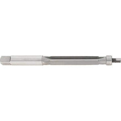 Value Collection - 5/8" Reamer Diam, 0.006 Max Expansion, Straight Shank, 3" Flute Length, Hand Expansion Reamer - Straight Flute, 7" OAL, Right Hand Cut, 6 Flutes, High Speed Steel - USA Tool & Supply
