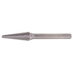 SL-3 Double Cut Solid Carbide Bur-Cone Radius Shape - USA Tool & Supply