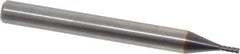 OSG - 1.5mm, 4mm LOC, 6mm Shank Diam, 60mm OAL, 4 Flute, Solid Carbide Square End Mill - Single End, WXS Finish, Spiral Flute, 45° Helix, Centercutting, Right Hand Cut, Right Hand Flute, Series 4540 - USA Tool & Supply