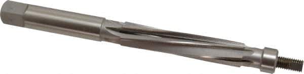 Value Collection - 5/8" Reamer Diam, 0.01 Max Expansion, Straight Shank, 3" Flute Length, Hand Expansion Reamer - Spiral Flute, 6" OAL, Left Hand Spiral, Right Hand Cut, 6 Flutes, High Speed Steel - USA Tool & Supply