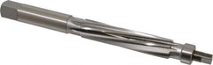 Value Collection - 7/8" Reamer Diam, 0.006 Max Expansion, Straight Shank, 4" Flute Length, Hand Expansion Reamer - Spiral Flute, 9" OAL, Left Hand Spiral, Right Hand Cut, 8 Flutes, High Speed Steel - USA Tool & Supply