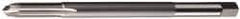 Cleveland - 3/8-16 UNC 3 Flute H3 Bright Finish High Speed Steel Spiral Point Extension Tap - Plug Chamfer, 6" OAL, 2B Class of Fit, Series 1011EXT - USA Tool & Supply