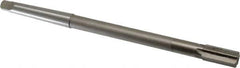 Interstate - 1/2" Diam, 0.4345 to 0.4355" Max Diam 1MT Morse Taper Shank, 1" Flute Length, Machine Expansion Reamer - Straight Flute, 8" OAL, Right Hand Cut, 6 Flutes, High Speed Steel, Bright Finish - USA Tool & Supply