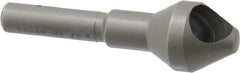 Weldon - 9/16" Head Diam, 1/4" Shank Diam, 60° High Speed Steel Countersink - USA Tool & Supply