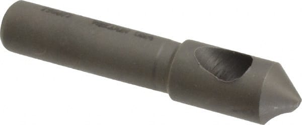 Weldon - 19/64" Head Diam, 1/4" Shank Diam, 82° High Speed Steel Countersink - USA Tool & Supply