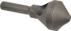 Weldon - 13/16" Head Diam, 1/4" Shank Diam, 90° High Speed Steel Countersink - USA Tool & Supply