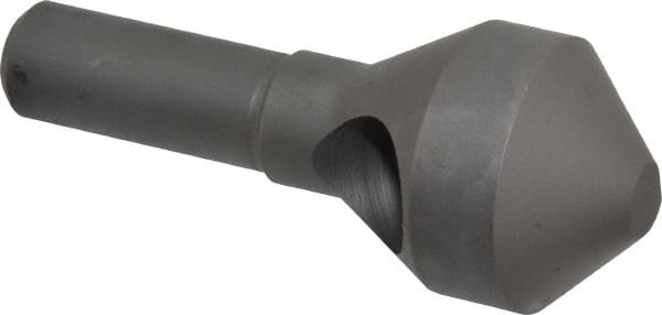 Weldon - 1-1/8" Head Diam, 1/2" Shank Diam, 90° High Speed Steel Countersink - USA Tool & Supply