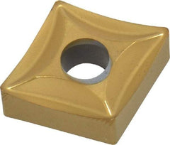 Kennametal - CNMS542 Grade KC730 Carbide Turning Insert - TiN Finish, 80° Diamond, 5/8" Inscr Circle, 1/4" Thick, 1/32" Corner Radius - USA Tool & Supply