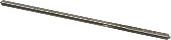 Made in USA - 1/8" High Speed Steel 4 Flute Chucking Reamer - Straight Flute, 0.119" Straight Shank, 7/8" Flute Length, 3-1/2" OAL - USA Tool & Supply