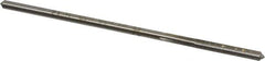 Made in USA - 1/8" High Speed Steel 4 Flute Chucking Reamer - Straight Flute, 0.119" Straight Shank, 7/8" Flute Length, 3-1/2" OAL - USA Tool & Supply