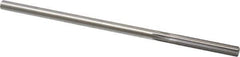 Made in USA - 1/4" High Speed Steel 6 Flute Chucking Reamer - Straight Flute, 0.2405" Straight Shank, 1-1/2" Flute Length, 6" OAL - USA Tool & Supply