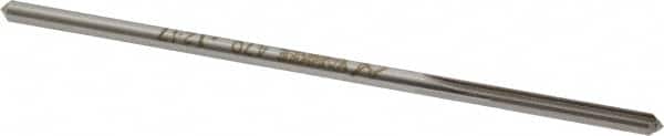 Made in USA - 0.1247" High Speed Steel 4 Flute Dowel Pin Chucking Reamer - USA Tool & Supply