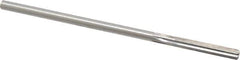 Made in USA - 1/4" High Speed Steel 6 Flute Chucking Reamer - Straight Flute, 1/4" Straight Shank, 1-1/2" Flute Length, 6" OAL - USA Tool & Supply