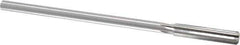 Made in USA - 0.373" High Speed Steel 6 Flute Chucking Reamer - Straight Flute, 0.3105" Straight Shank, 1-3/4" Flute Length, 7" OAL - USA Tool & Supply