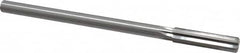 Made in USA - 0.4355" High Speed Steel 6 Flute Dowel Pin Chucking Reamer - USA Tool & Supply