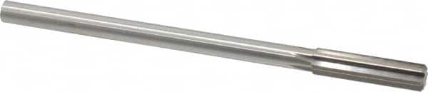 Made in USA - 0.437" High Speed Steel 6 Flute Dowel Pin Chucking Reamer - USA Tool & Supply