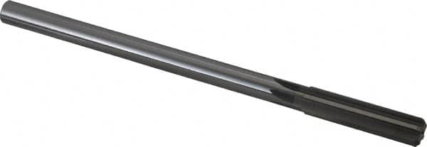 Made in USA - 0.498" High Speed Steel 6 Flute Dowel Pin Chucking Reamer - USA Tool & Supply