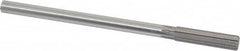 Made in USA - 0.4995" High Speed Steel 6 Flute Dowel Pin Chucking Reamer - USA Tool & Supply