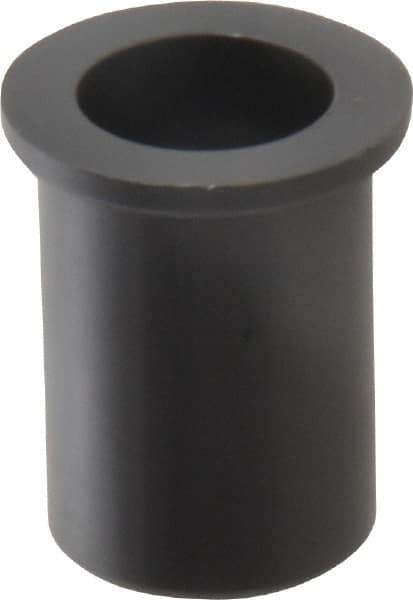 Igus - 3/8" Inside x 1/2" Outside Diam, Thermoplastic Sleeve Bearing - 5/8" Outside Diam, 1/16" Flange Thickness, 3/4" OAL - USA Tool & Supply