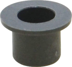 Igus - 3/16" Inside x 1/4" Outside Diam, Thermoplastic Sleeve Bearing - 3/8" Outside Diam, 0.032" Flange Thickness, 1/4" OAL - USA Tool & Supply