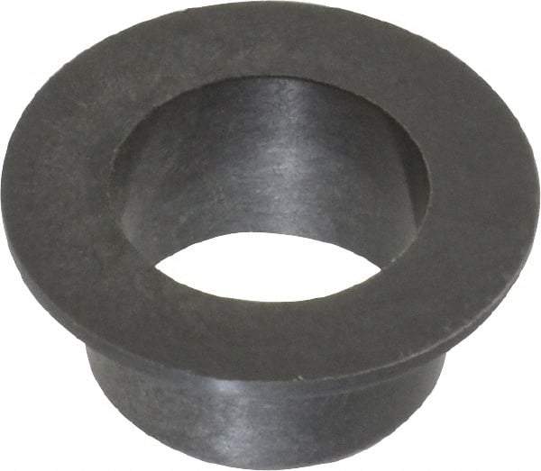 Igus - 1/2" Inside x 19/32" Outside Diam, Thermoplastic Sleeve Bearing - 7/8" Outside Diam, 0.046" Flange Thickness, 3/8" OAL - USA Tool & Supply