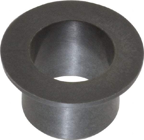 Igus - 1/2" Inside x 19/32" Outside Diam, Thermoplastic Sleeve Bearing - 7/8" Outside Diam, 0.046" Flange Thickness, 1/2" OAL - USA Tool & Supply