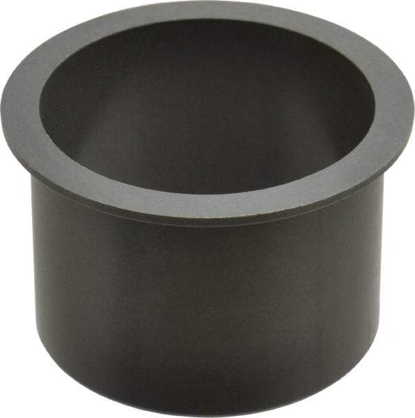 Igus - 2-1/2" Inside x 2-11/16" Outside Diam, Thermoplastic Sleeve Bearing - 3-1/8" Outside Diam, 0.093" Flange Thickness, 2" OAL - USA Tool & Supply