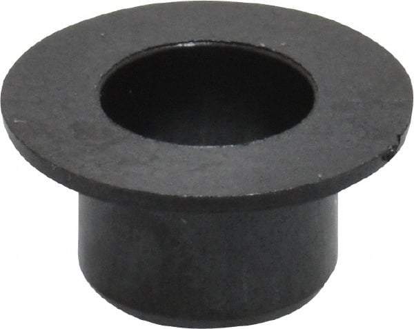 Igus - 1/4" Inside x 5/16" Outside Diam, Thermoplastic Sleeve Bearing - 1/2" Outside Diam, 0.032" Flange Thickness, 1/4" OAL - USA Tool & Supply