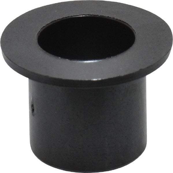 Igus - 3/8" Inside x 15/32" Outside Diam, Thermoplastic Sleeve Bearing - 11/16" Outside Diam, 0.046" Flange Thickness, 1/2" OAL - USA Tool & Supply
