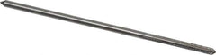 Interstate - 1/8" High Speed Steel Chucking Reamer - Straight Flute, Straight Shank, 7/8" Flute Length, 3-1/2" OAL - USA Tool & Supply