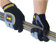 ironCLAD - Size 2XL (11-12) Synthetic Leather Anti-Vibration/Impact Protection Work Gloves - USA Tool & Supply