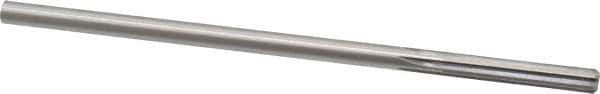Interstate - 1/4" High Speed Steel Chucking Reamer - Straight Flute, 0.2405" Straight Shank, 1-1/2" Flute Length, 6" OAL - USA Tool & Supply